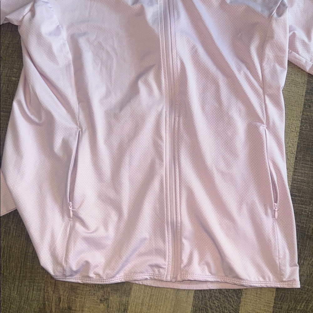 Mofiz Activewear Women's Pink Hooded Sun Protection Jacket - Size L" - Picture 2 of 7